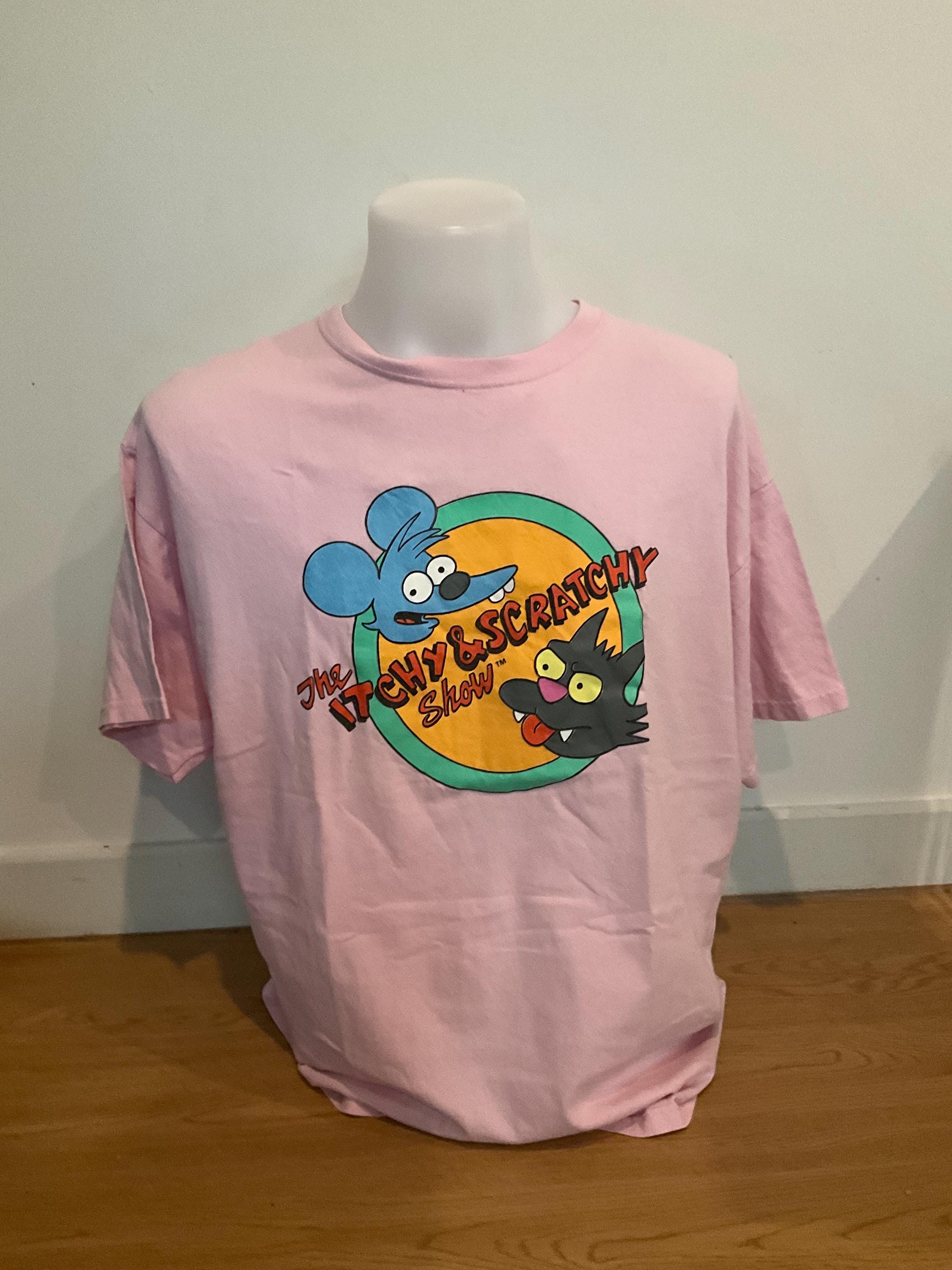 Itchy Scratchy Shirt - Etsy Itchy Scratchy Shirt - Etsy