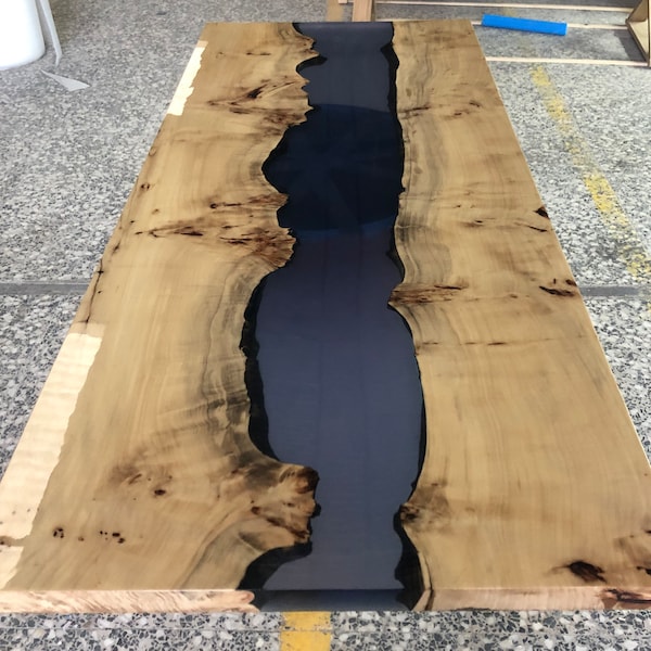 River table Dining table, Rio Epoxy table, resin table, epoxy resin