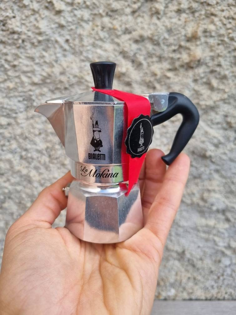 Small Moka Mokina Bialetti Half Cup Aluminum Moka Pot Made in Italy Etsy UK