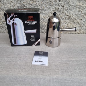 Italian coffee maker Lavazza Carmencita 6 cups 6 Cups stainless steel moka stainkess steel Coffe Maker stovetop