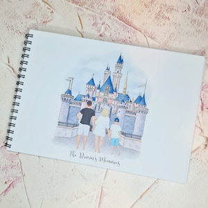 A4 & A5 Orlando/Paris Family Portrait Memory/Autograph Scrapbook