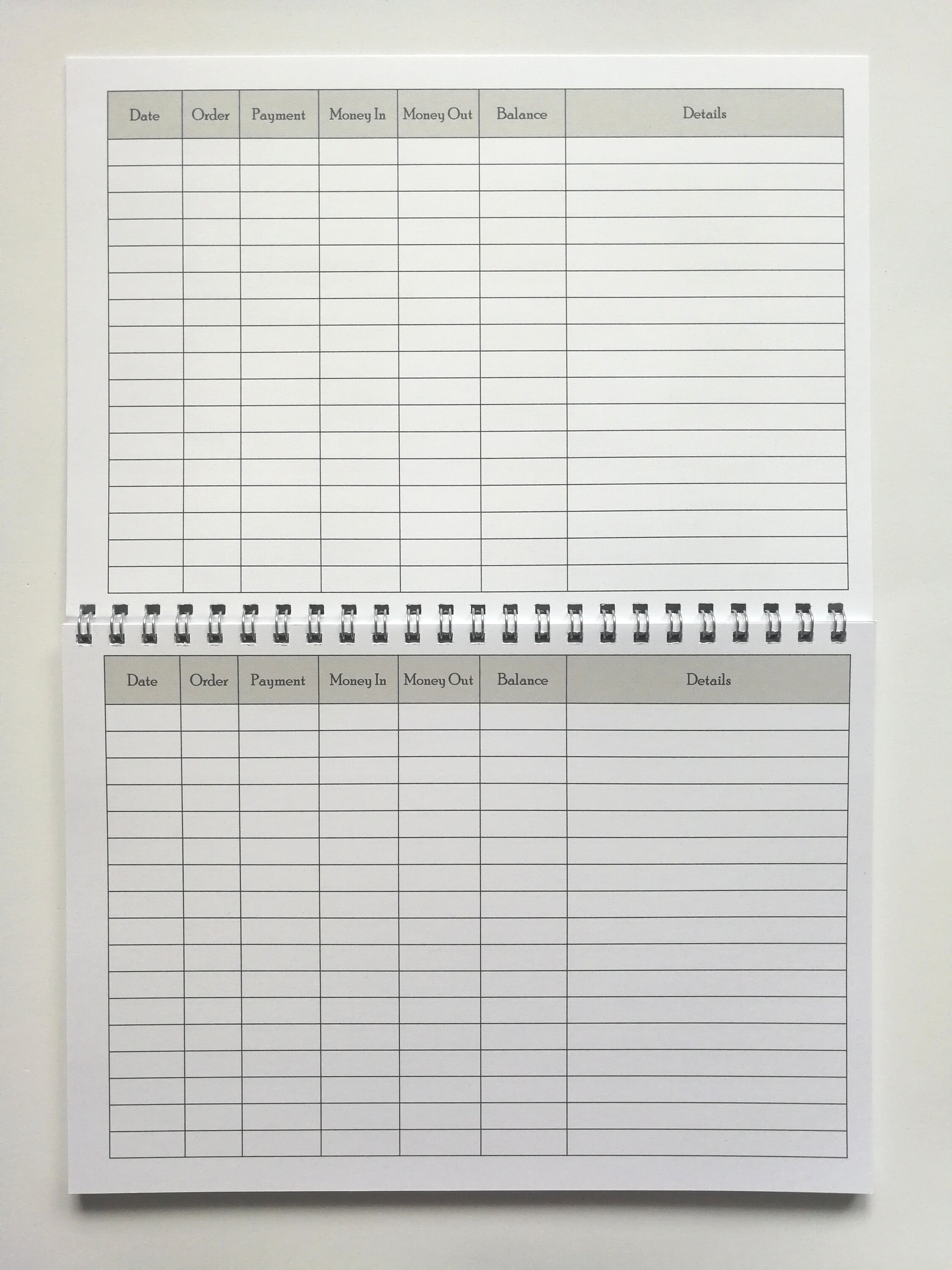 A5/A4 Accounts Book - Etsy UK