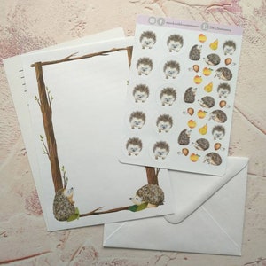 Hedgehog Writing Set