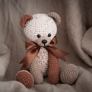 December Teddy Bear / Crochet Pattern / Amigurumi