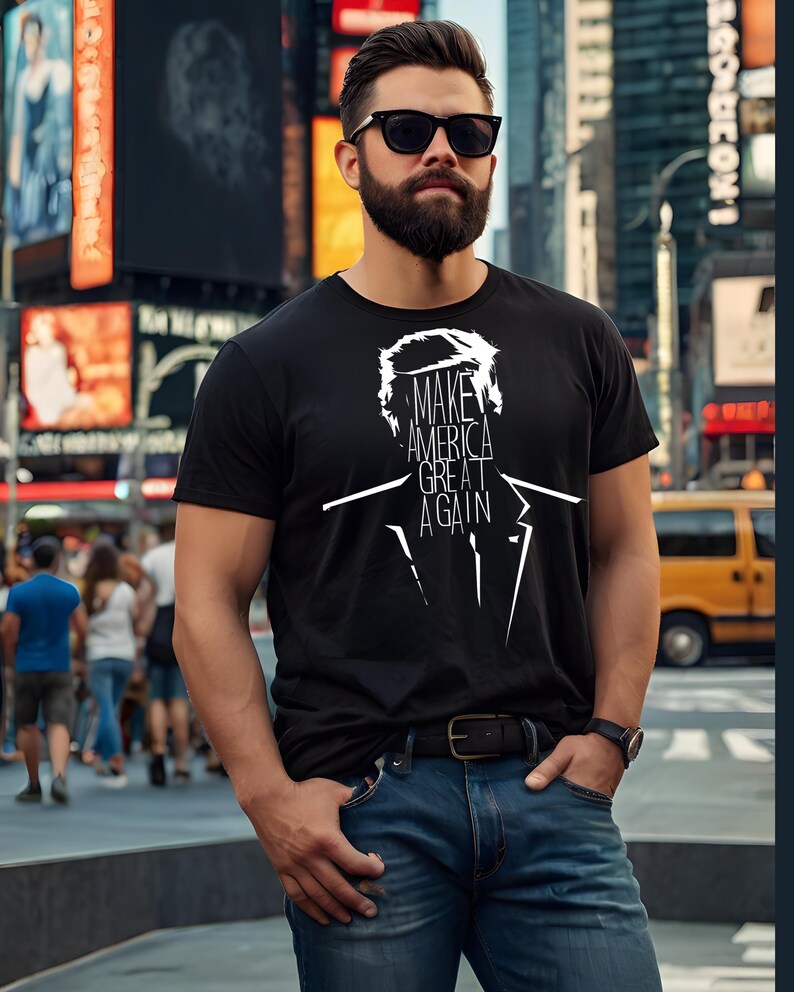 Donald Trump 2016 T-Shirt Politica – Maglietta Unisex In Cotone 100% – Stampa Digitale – Elezioni Americane - 5