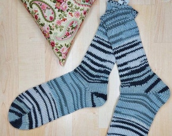 Kuschelig warme und extra dicke Socken aus sechsfädiger Merinoschurwolle in Größe 39 / 40