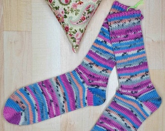 Kuschelig warme und extra dicke Socken aus sechsfädiger Merinoschurwolle in Größe 39 / 40