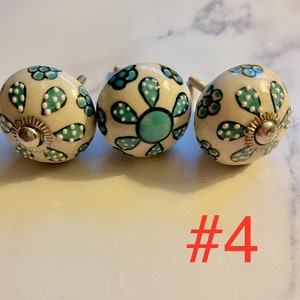 BOTÕES - Pintados à mão - Conjuntos/padrões de cores diferentes (ver fotos) imagem 6