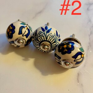 BOTÕES - Pintados à mão - Conjuntos/padrões de cores diferentes (ver fotos) imagem 4