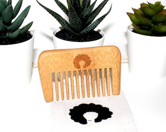Pocket Size Bamboo Beard Comb