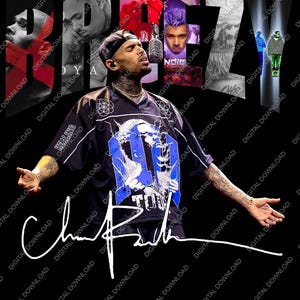 New Chris Brown File PNG, Breezy Bowl XX Tour 2005 Design, Digital Download, Gift For Fan