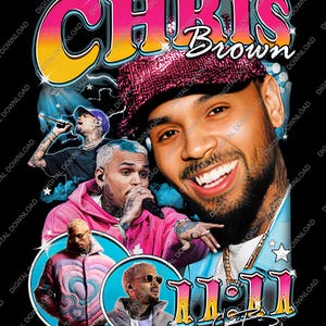 Chris Brown File Png, Chris Brown Tour 2025, Breezy Bowl XX Concert Hip Hop, Chris Brown Homage 90s Graphic, Hiphop Design