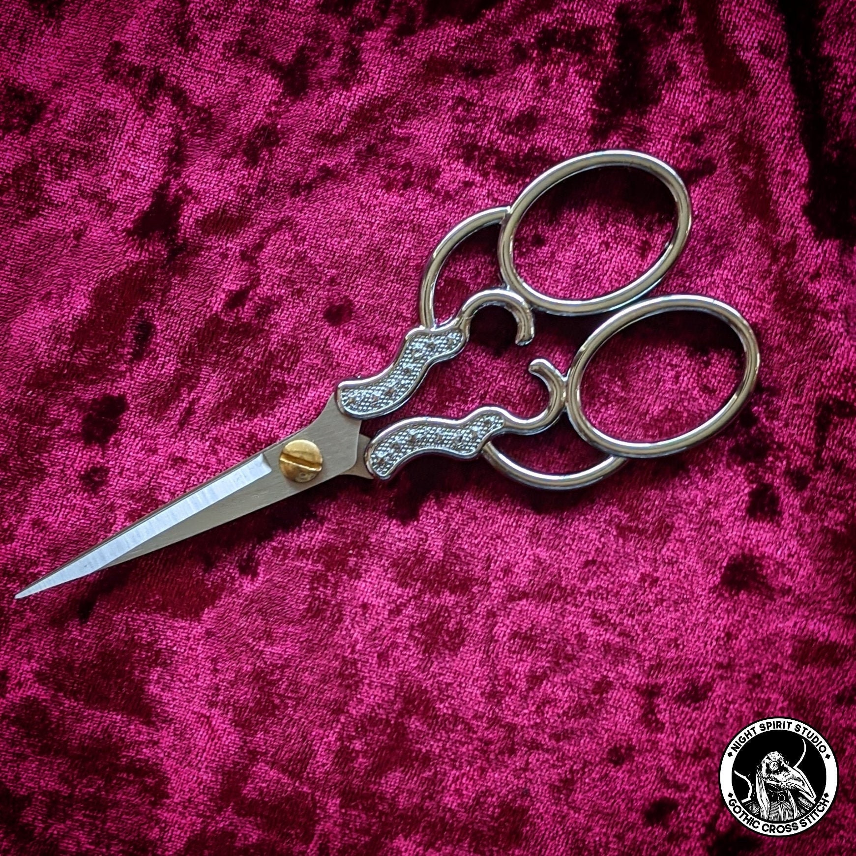 Silver Stork Scissor, Embroidery Scissors, Cross Stitch Scissor, Thread  Scissor, Sewing Scissor, Over the Garden Wall Scissor, Xmas Stocking 