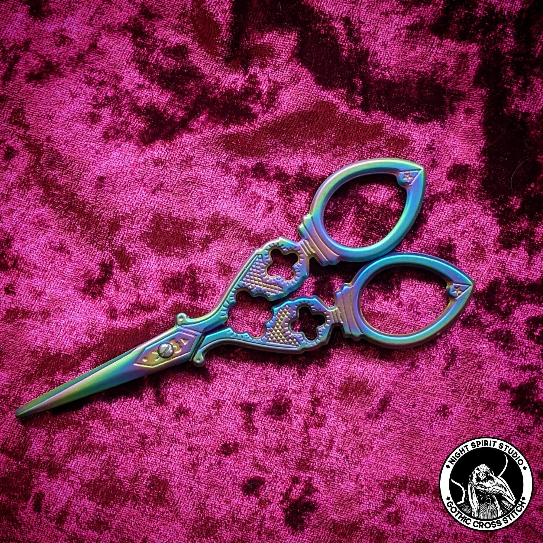 Rainbow Embroidery Scissors, Iridescent Sewing Scissors, Yarn