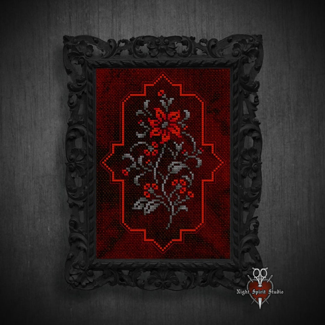 Gold Gothic Embroidery and Cross Stitch Scissors | Night Spirit Studio