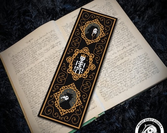 Grim Reaper Cross Stitch Pattern | Gothic Bookmark (PDF)