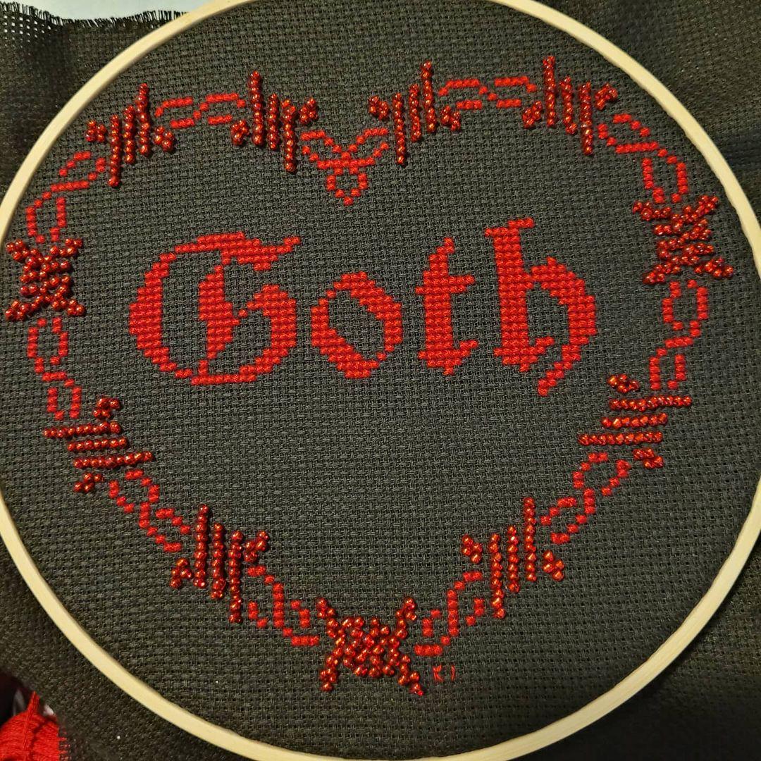 Gothic Barbed Wire Heart Cross Stitch Pattern (PDF) - Etsy