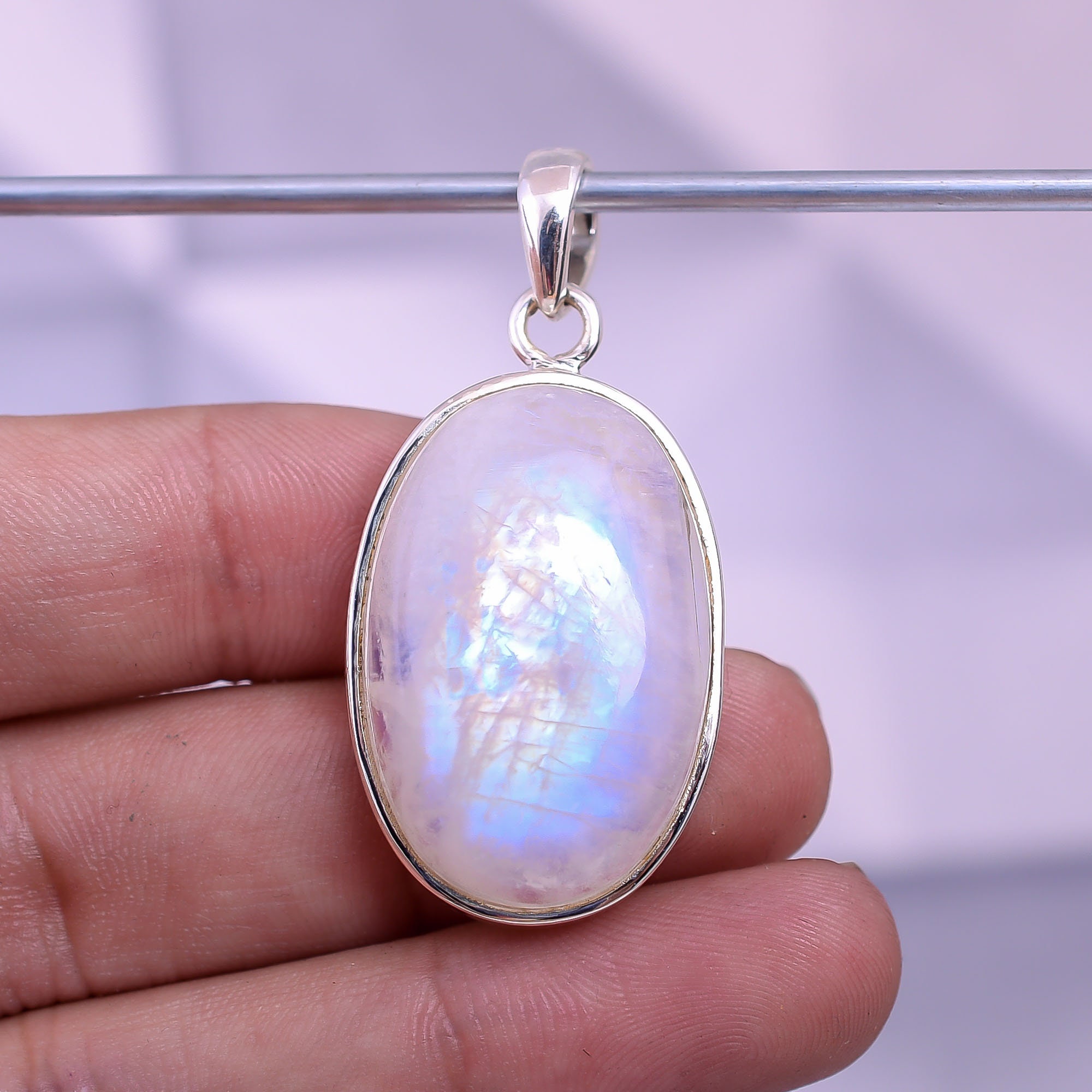 SilverAmber Jewellery - Echter Baltischer Honig Bernstein & Sterling Silber Klassischer Anhänger Ohne Kette - 435C