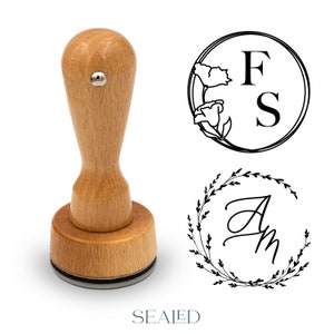 Stempel Hochzeit | Buchstaben & Monogramm Stempel | Stempel Mit Personalisierten Initialen