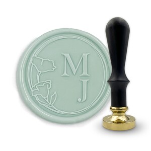 SEALED® Siegelstempel personalisieren | Hochzeit & Save the Date | Custom Monogramm Siegelstempel