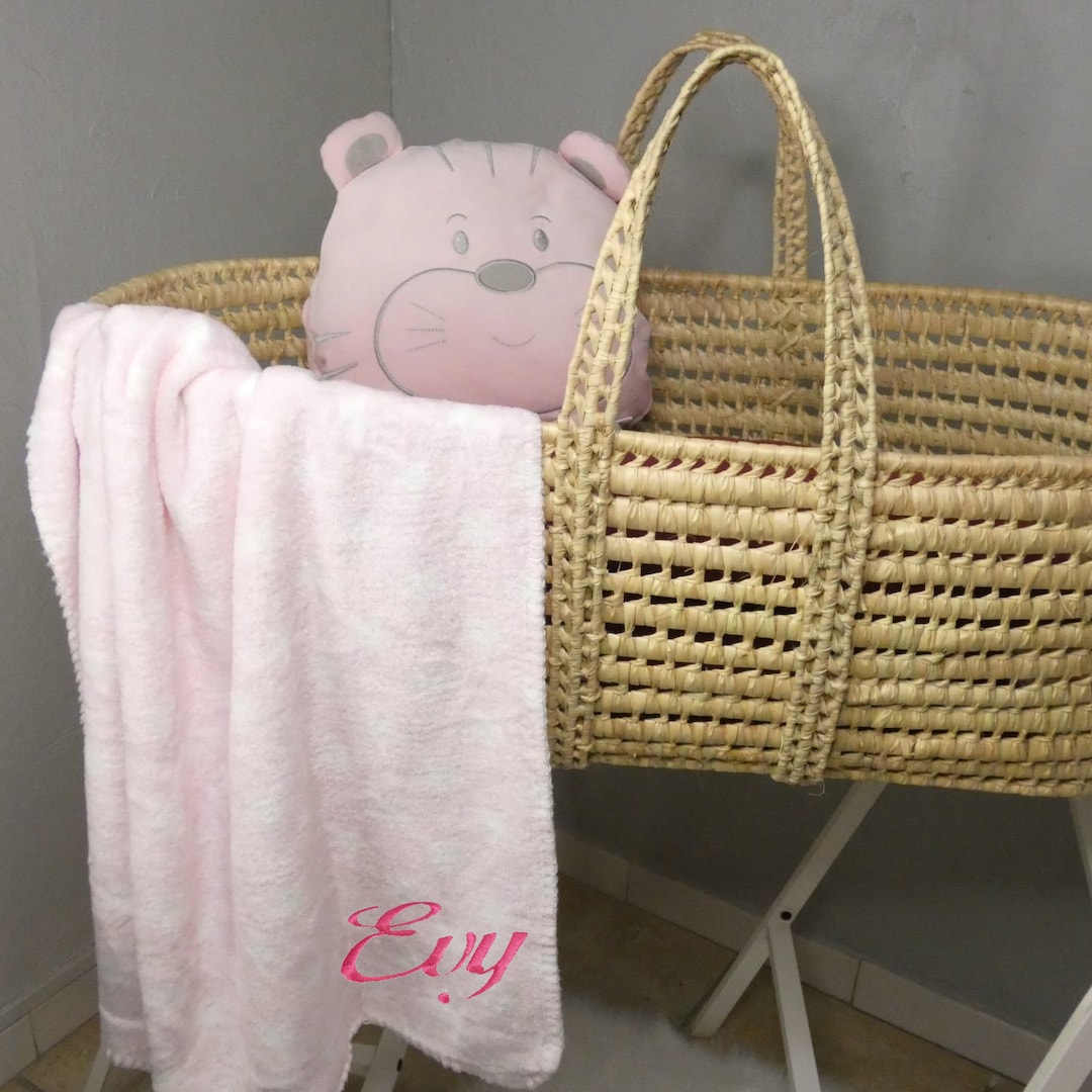 Pyjama Storage Cushion and Customizable Plaid for Baby From Etsy