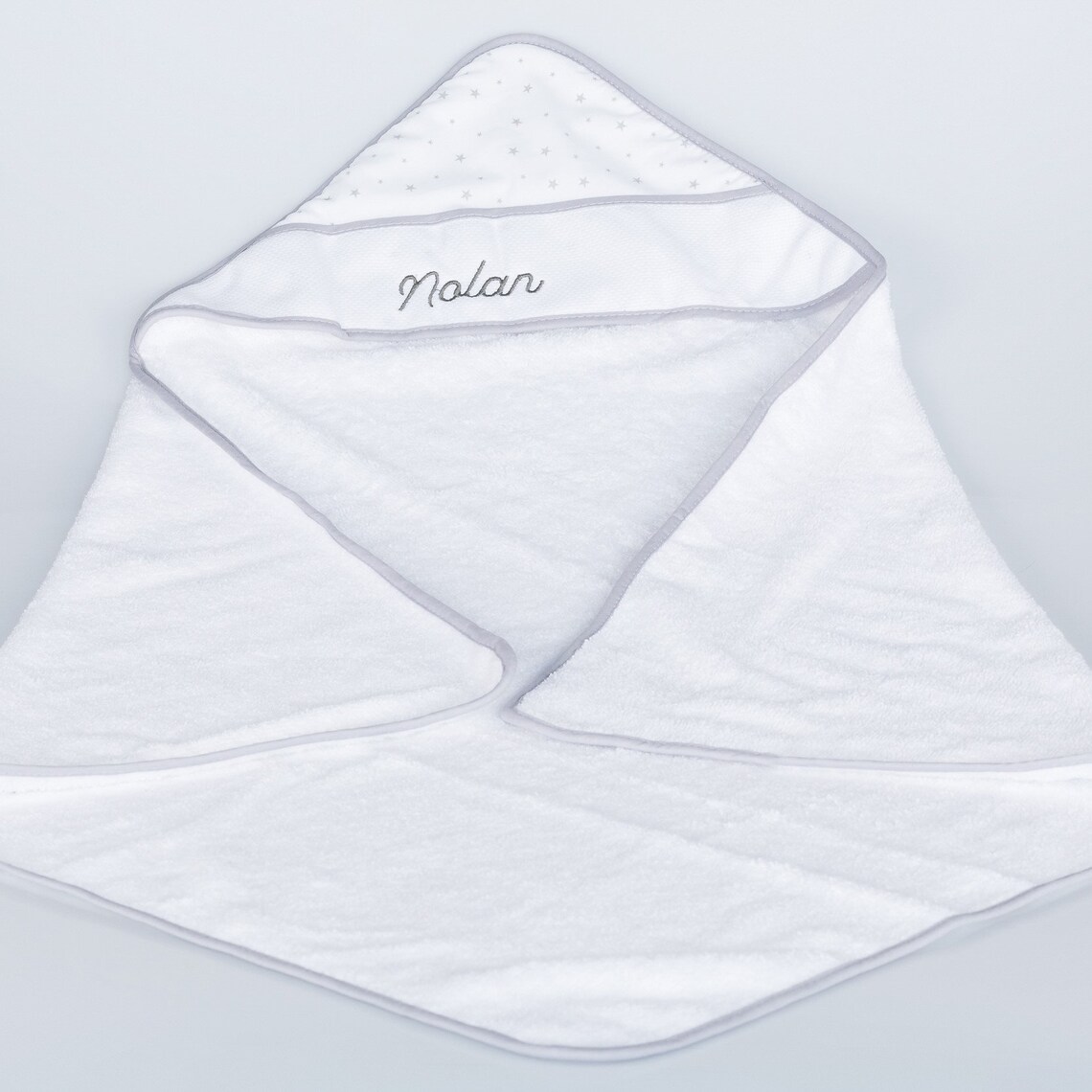 Grey custom bath cape Etsy