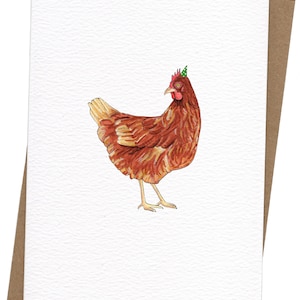 Tarjeta de pollo de fiesta