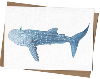 Party Whale Shark Card