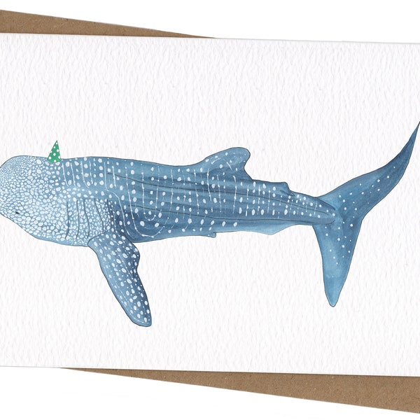 Party Whale Shark Card