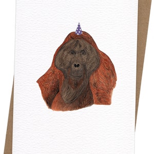 Party Orang-Utan Karte