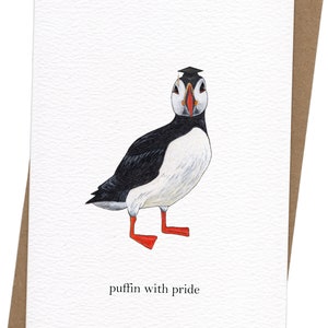 Graduation Puffin Card