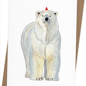 Polar Bear Christmas Card