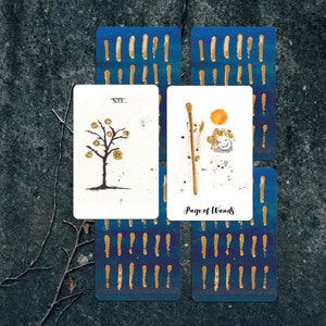TAROTDEK 78 kaarten met gids, tarotkaartenspel, tarotkaartenspel, tarotkaartenspel met gids, tarotkaartetui, fluwelen kaartspelhouder