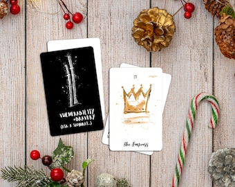 オラクル＆タロットデッキキット、手作りカードセット