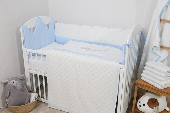 Baby Bedding Set Crib Sheet Crib Skirt Crib Bumpers Baby Etsy