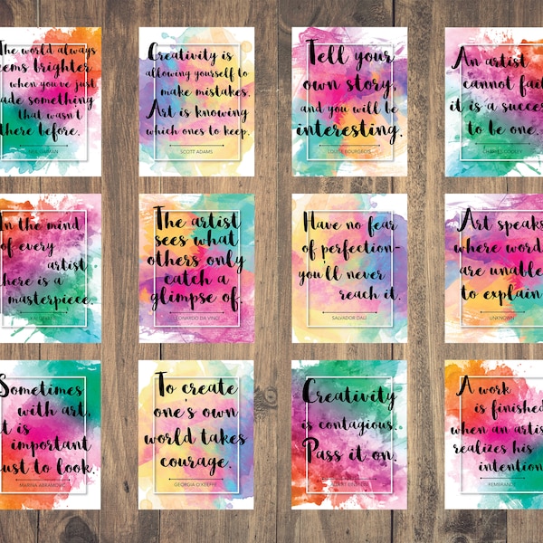 Watercolor Quotes - Etsy
