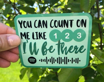 Count On Me Song Etsy