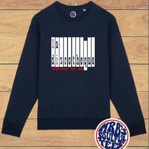 La Discotheque 1960er Jahre modernist Soho Club Sweatshirt aus Bio-Baumwolle