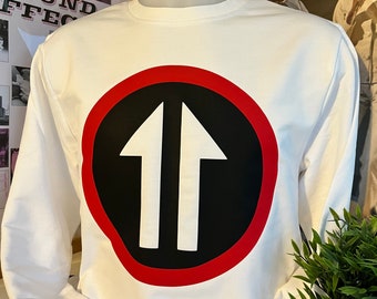 The who split arrow organic cotton sweatshirt