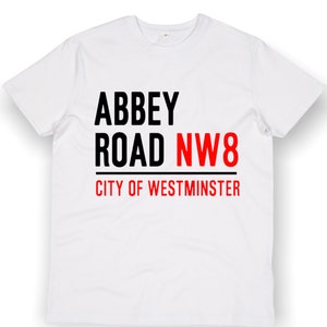 Abbey road organic cotton t shirt
