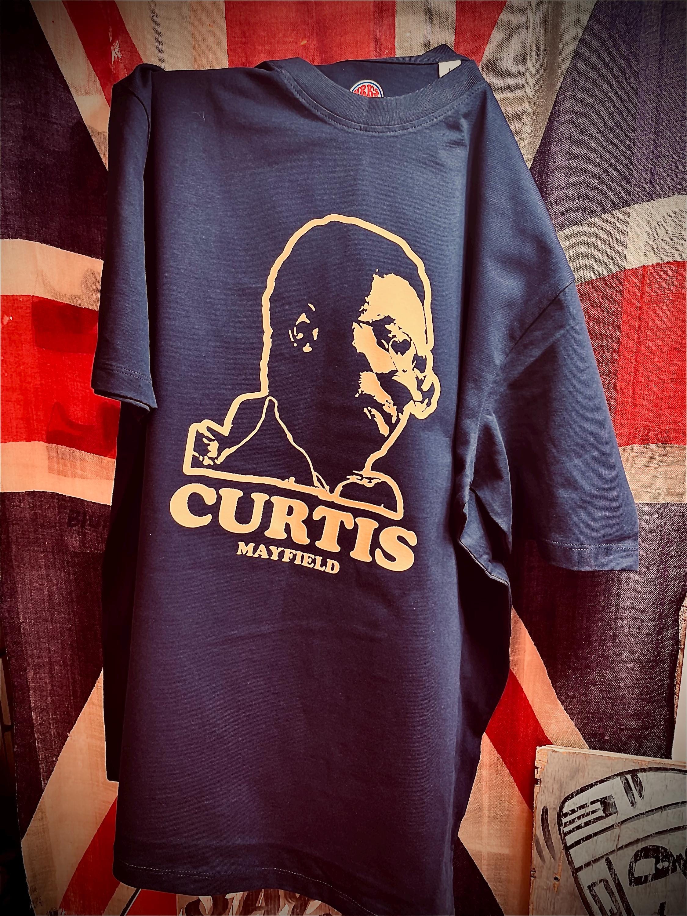 CURTIS MAYFIELD PROMO Tシャツ M RAPTEES R&B Curtis Mayfield Profile Vintage T-Shirt | Rhino Official Store