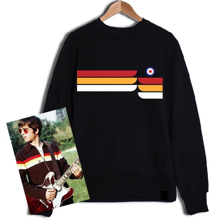 Don't Look Back in Anger Noel Gallagher Inspired Organic Cotton