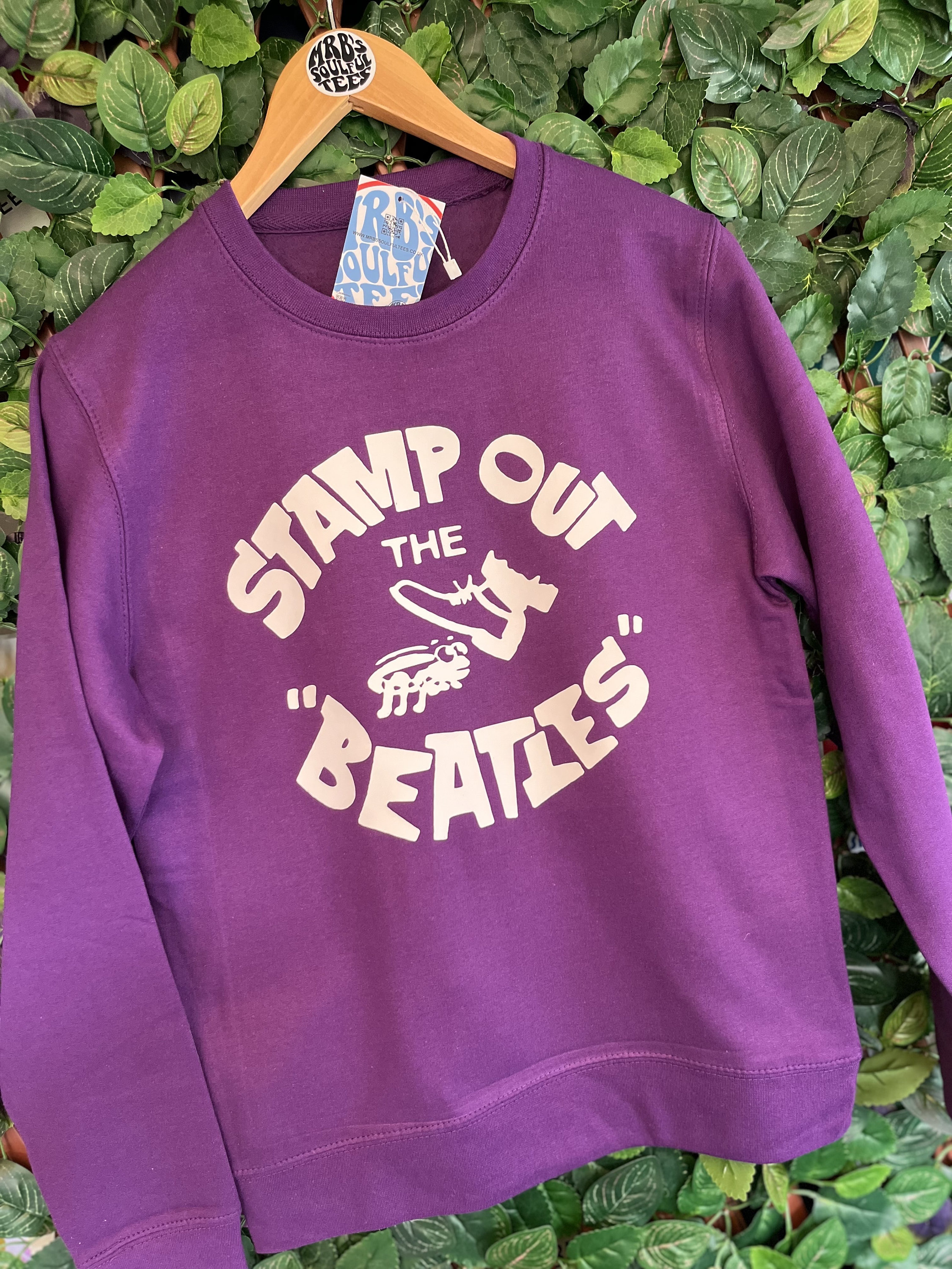 Stamp Out the Beatles Sweatshirt - Etsy Stamp Out the Beatles Sweatshirt - Etsy
