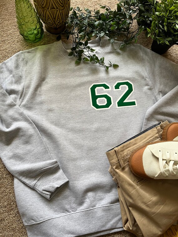 Terry cloth top sweatshirt college