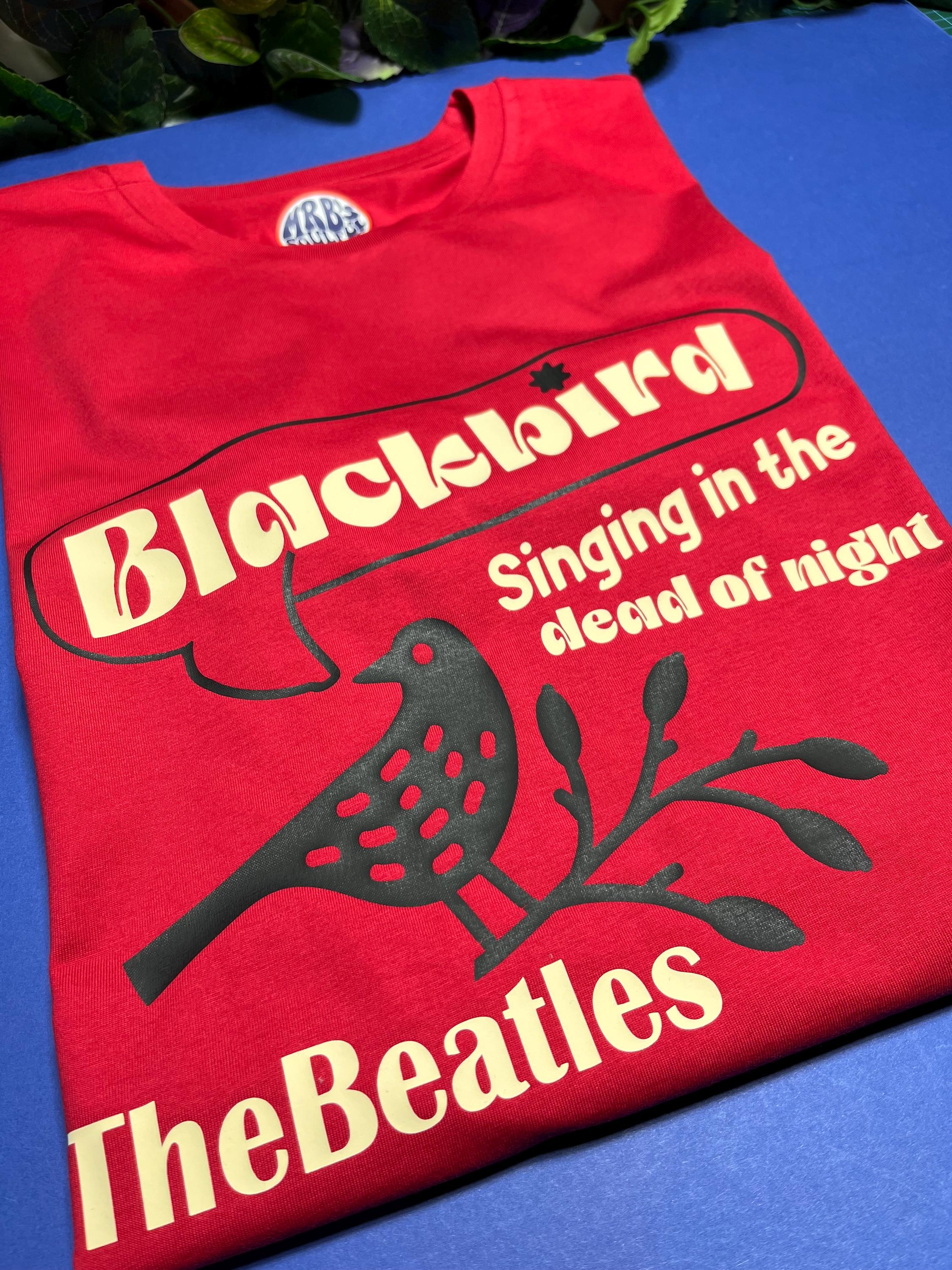 Blackbird Singing Organic Cotton T Shirt