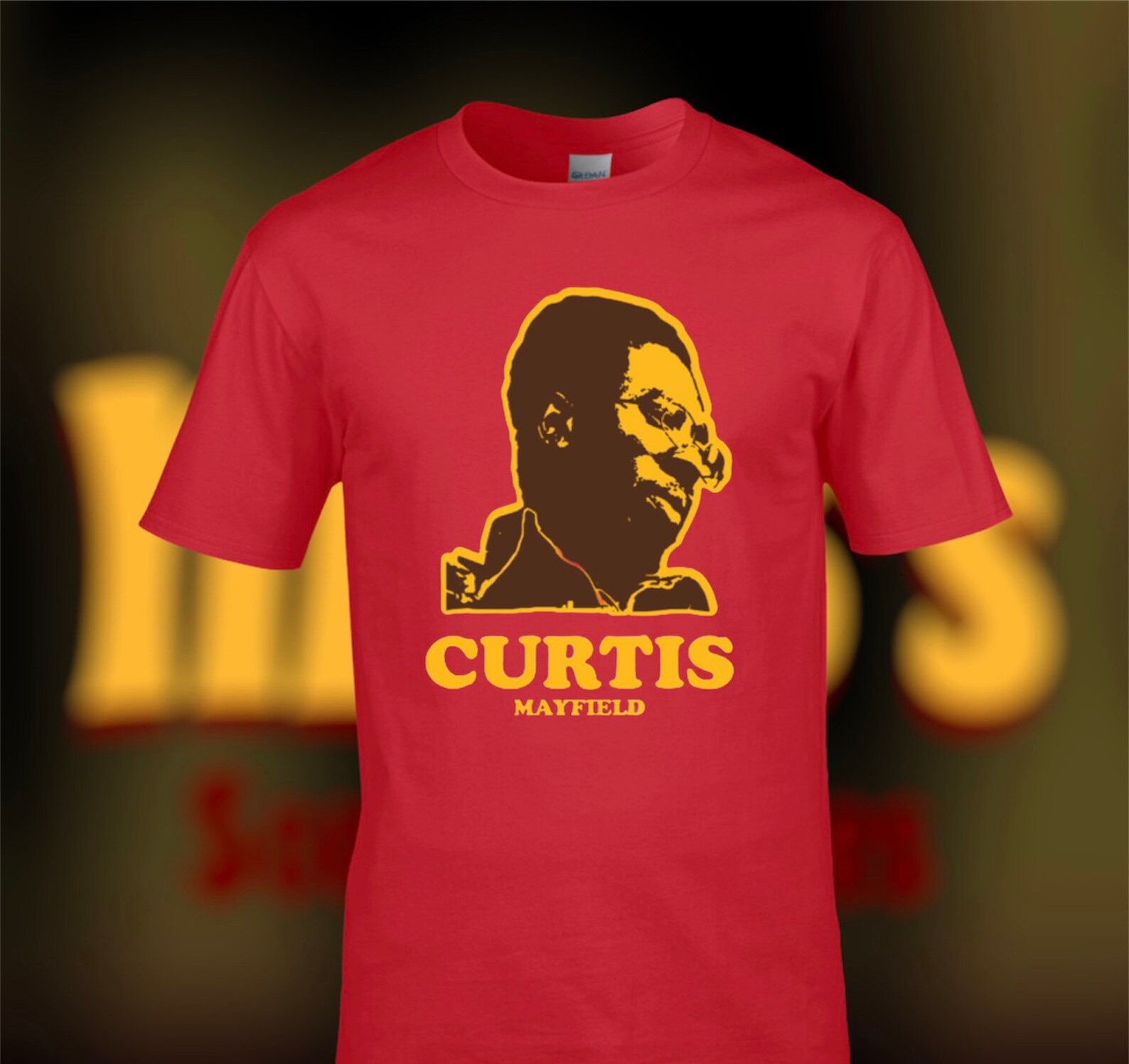t shirt curtis mayfield
