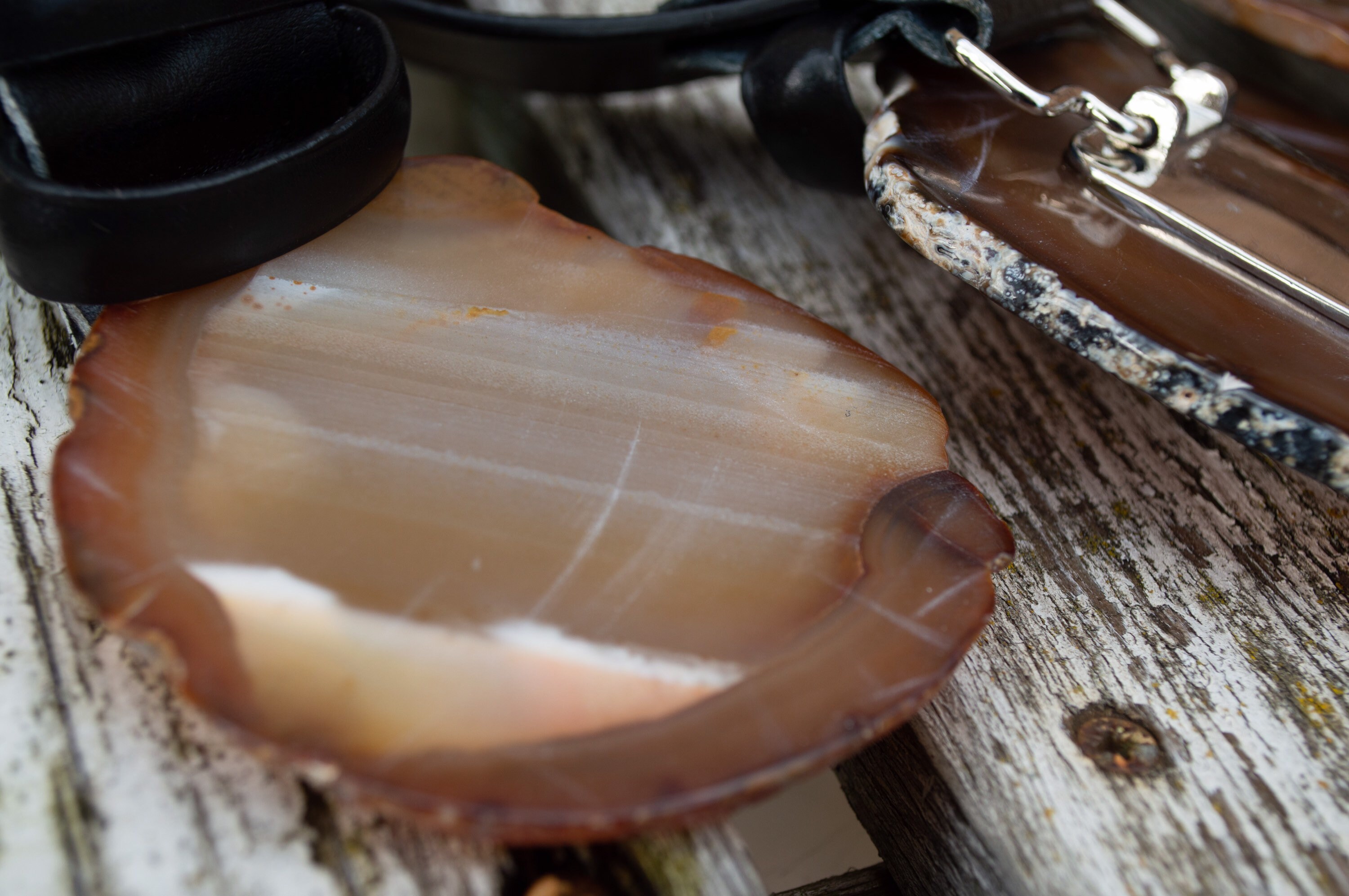 Unisex faux leather polished geode belt wide strap belt Etsy