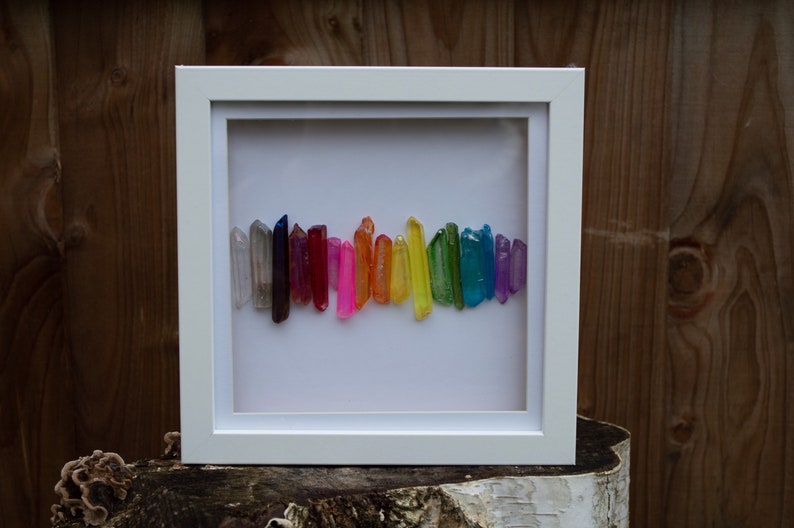 Crystal Shadow Box Handmade Decor Unique Decor Shadow Etsy