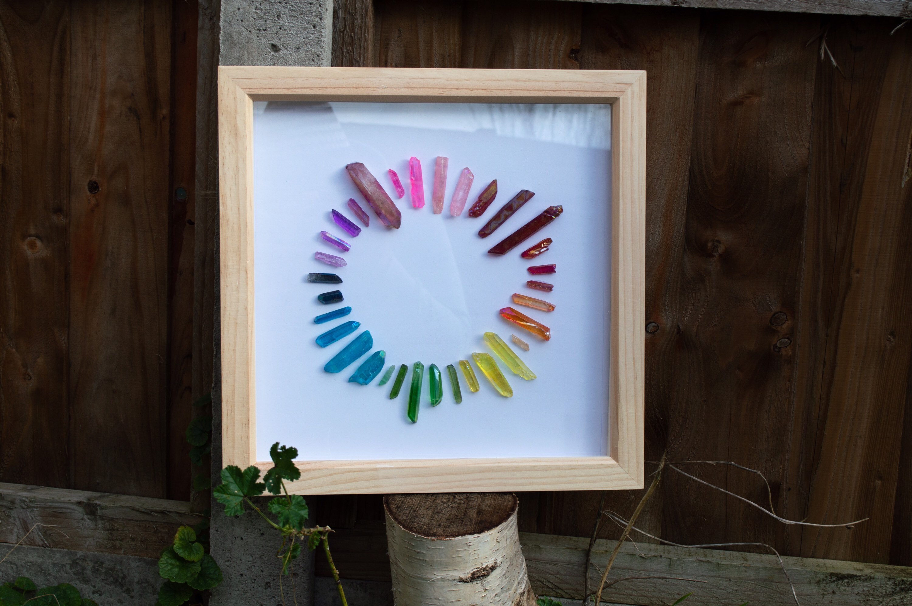 Crystal shadow box handmade decor unique decor shadow Etsy