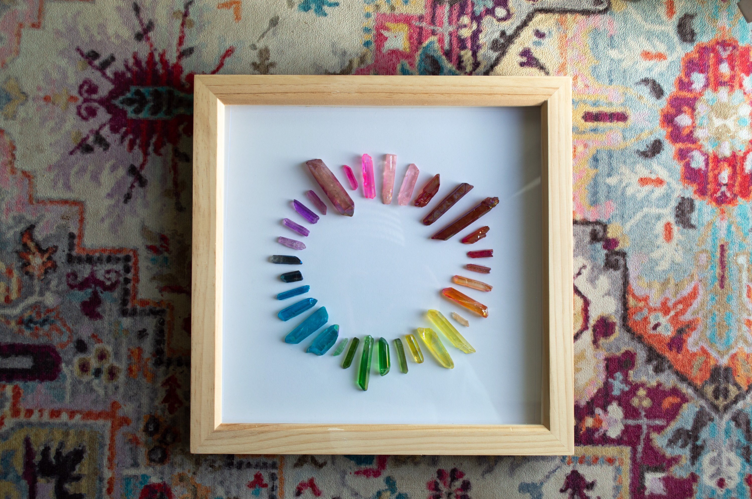 Crystal shadow box handmade decor unique decor shadow Etsy